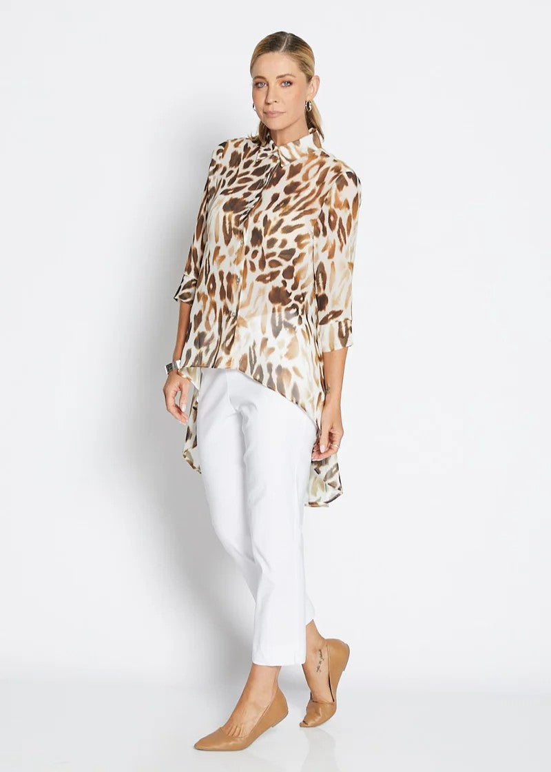 AURELIA 3/4 HI LOW SHIRT