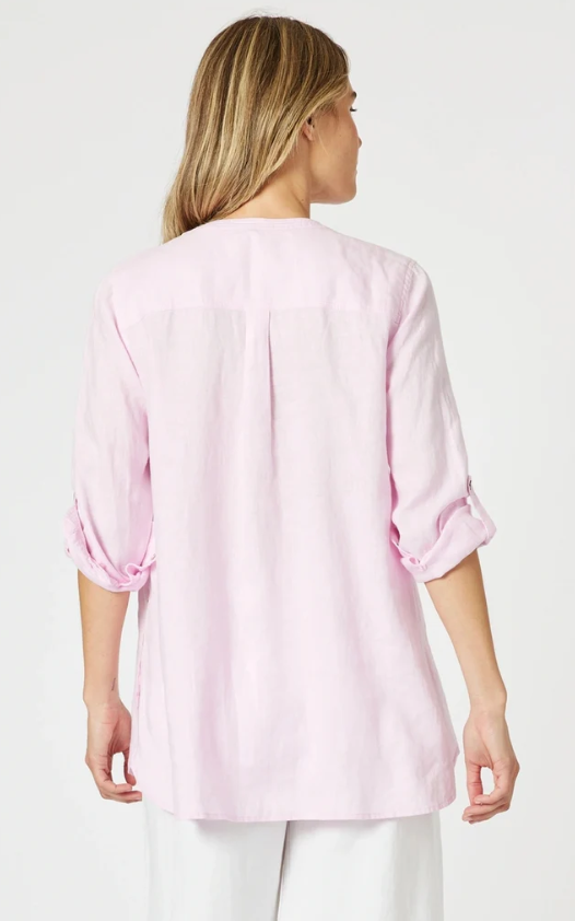 Ava Linen Button Shirt