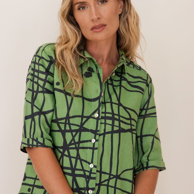 Linen Shirtmaker Dress