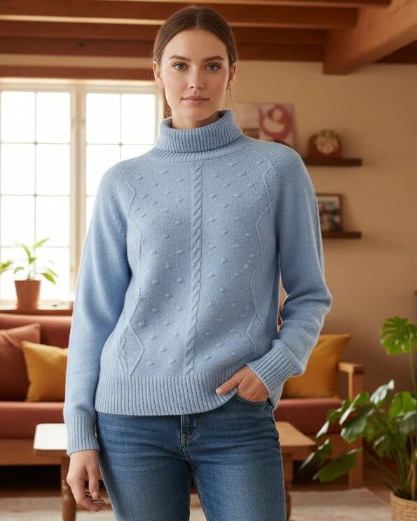 Camille Self Spot Knit