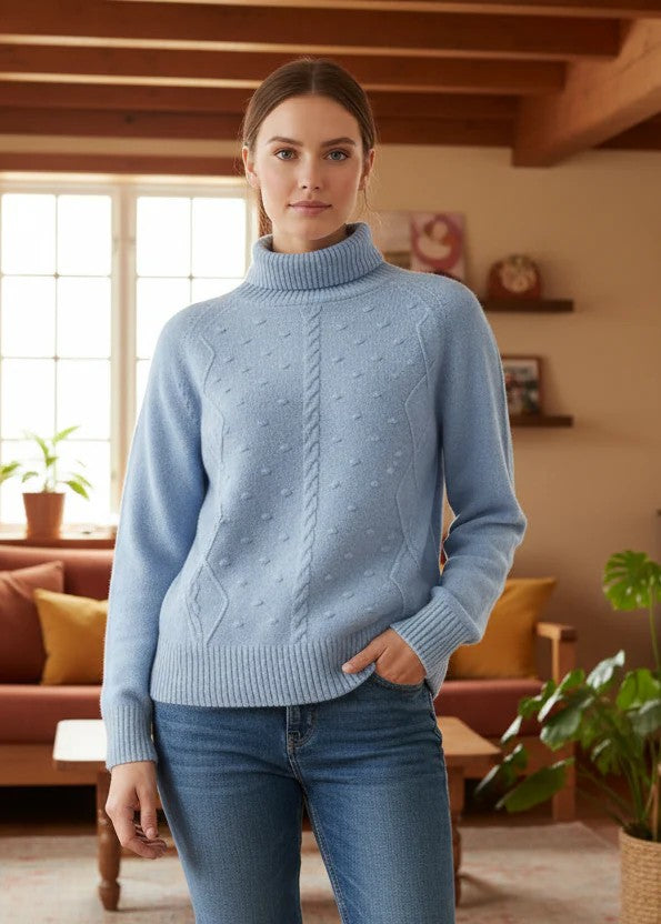Camille Self Spot Knit
