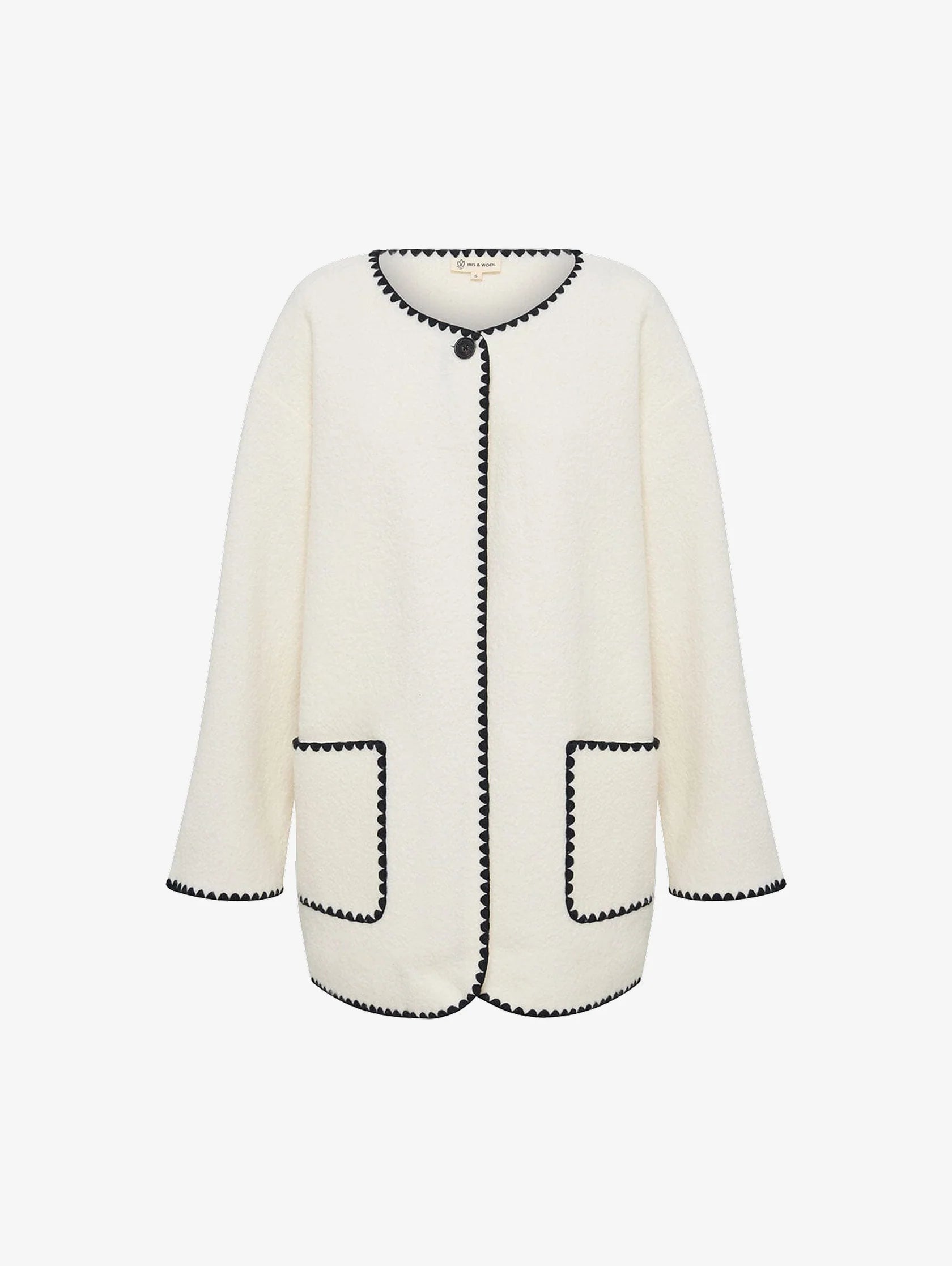 Crochet Edge Cardi Coat