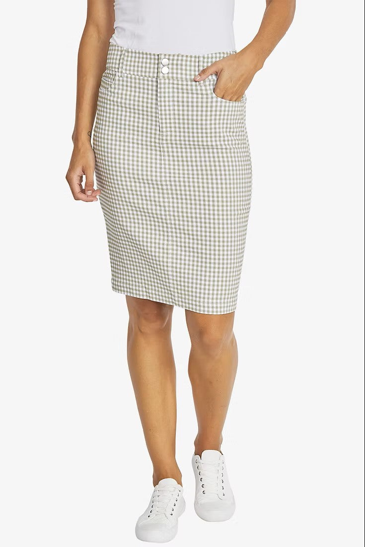 Gingham Skirt