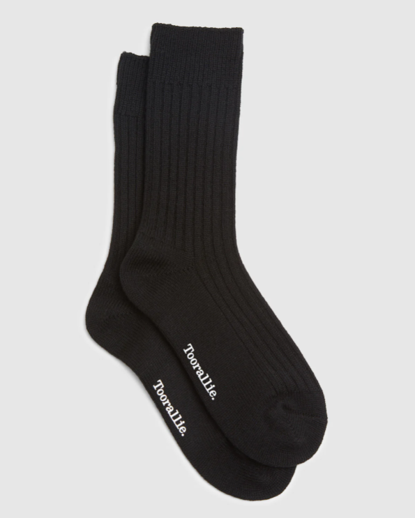 RIBBED MERINO SOCKS