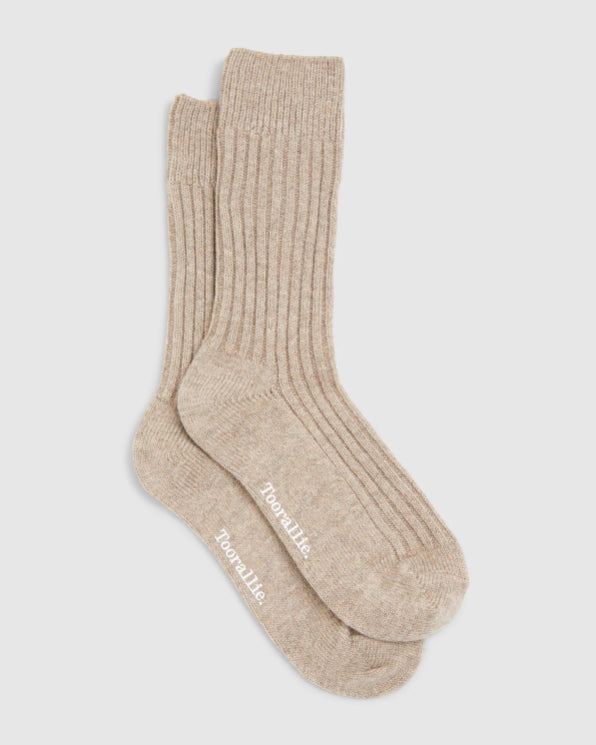 RIBBED MERINO SOCKS