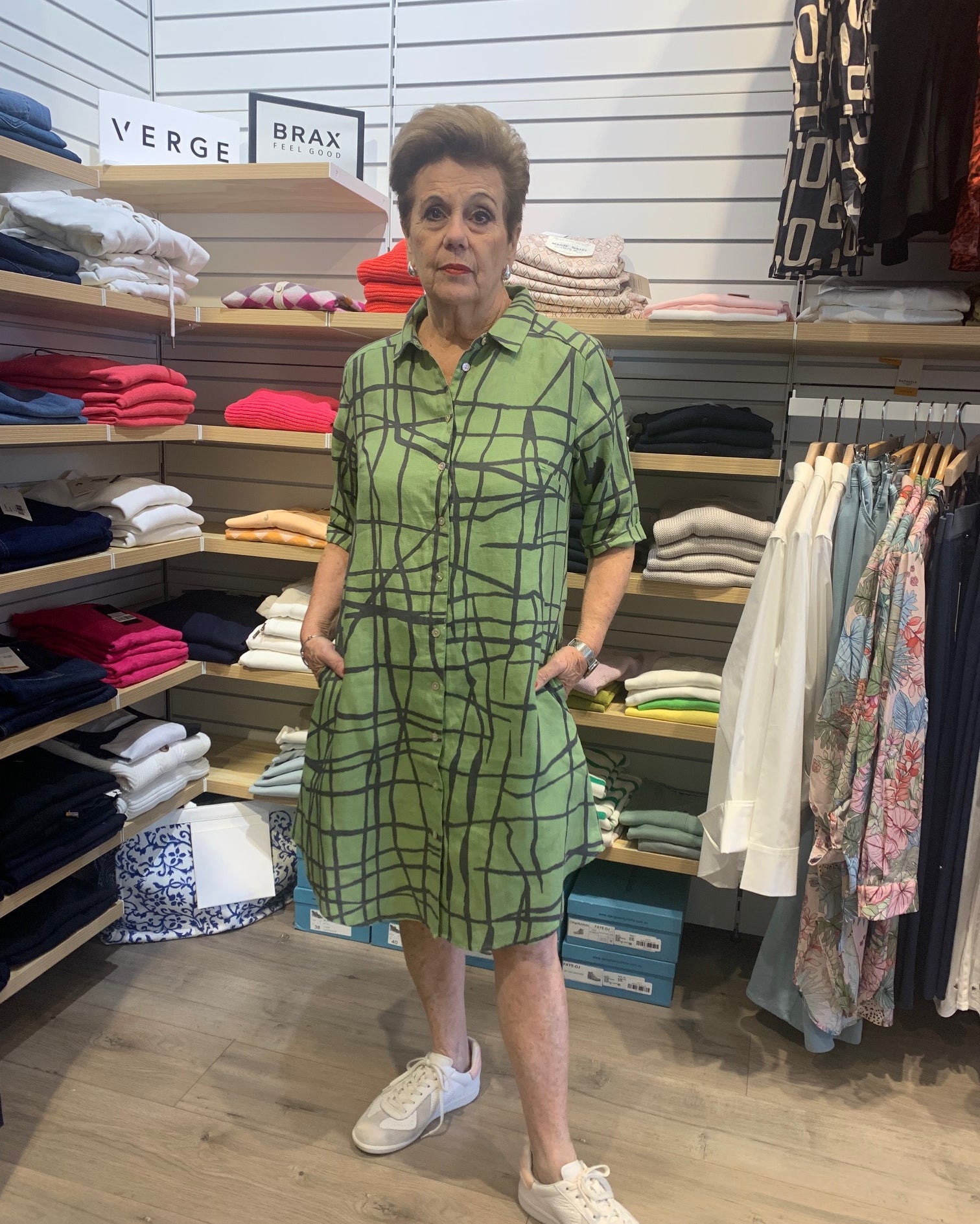 Linen Shirtmaker Dress