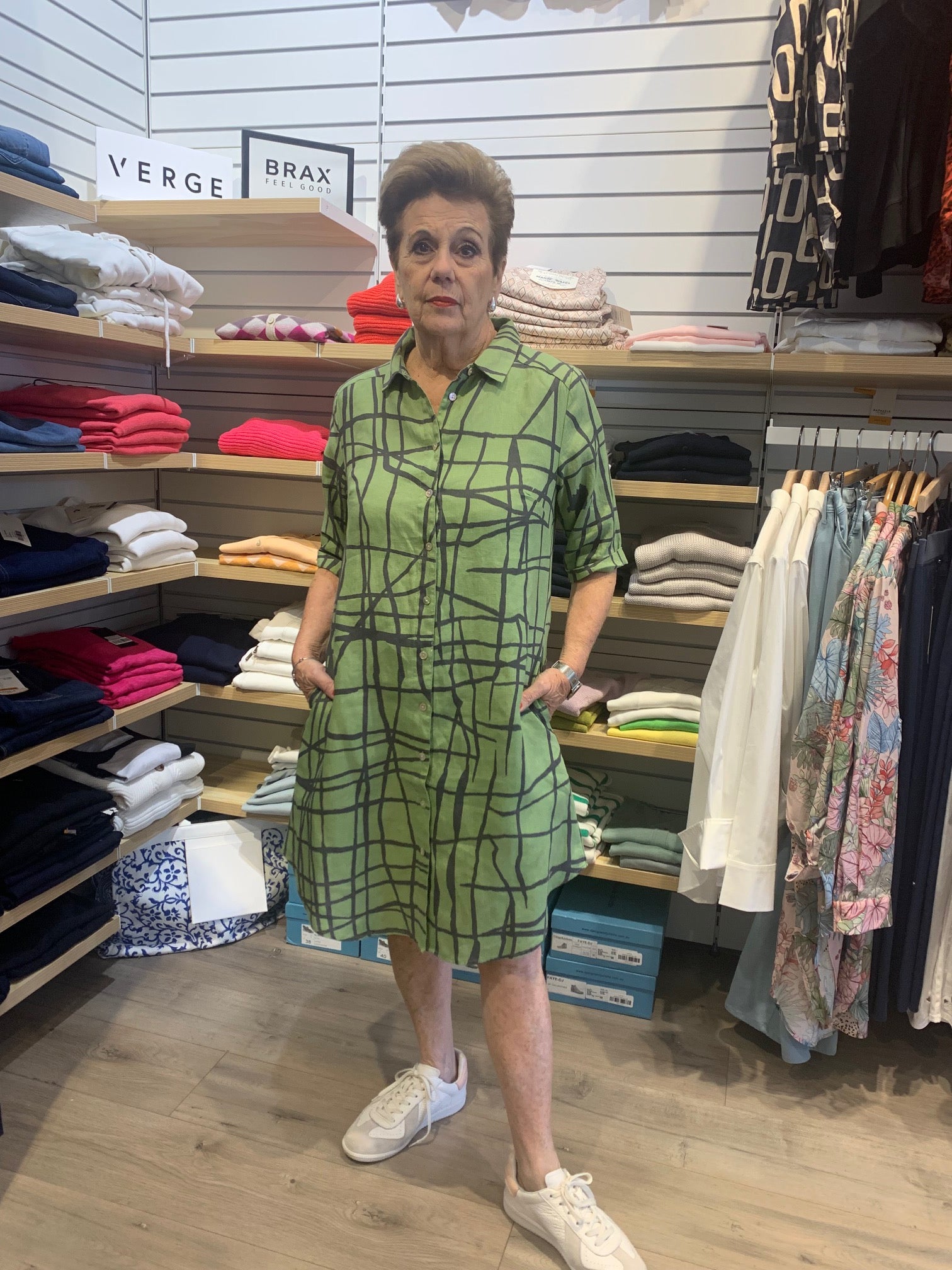 Linen Shirtmaker Dress