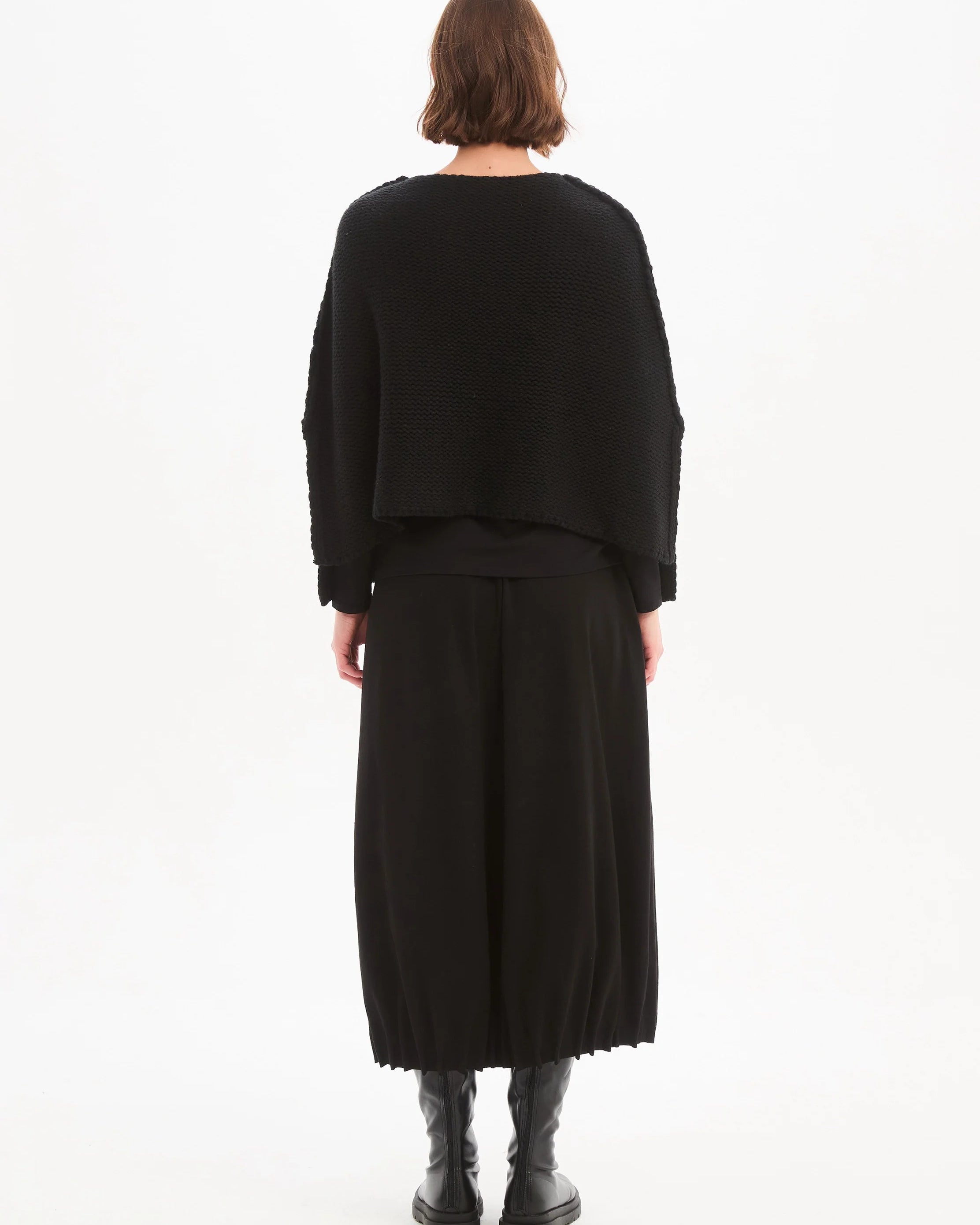 Foil Print Poncho