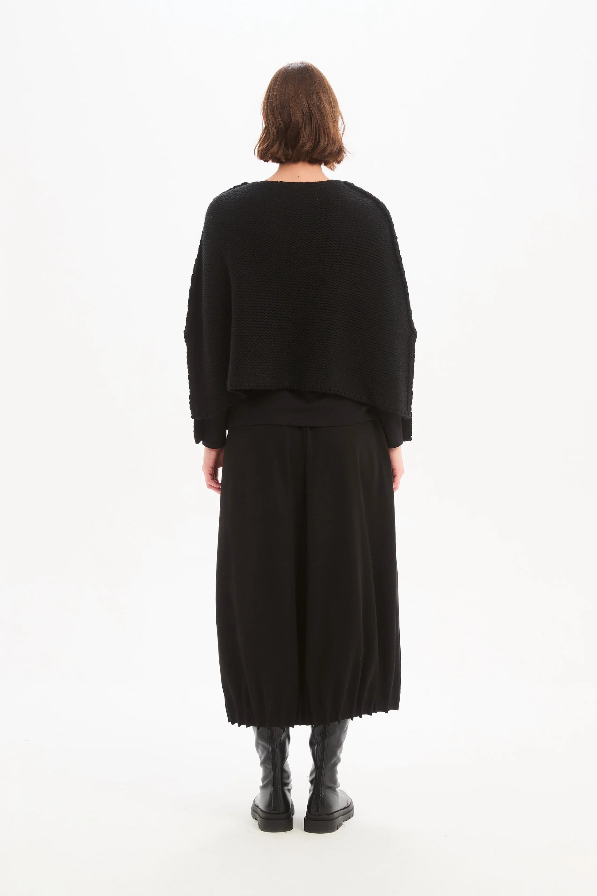 Foil Print Poncho