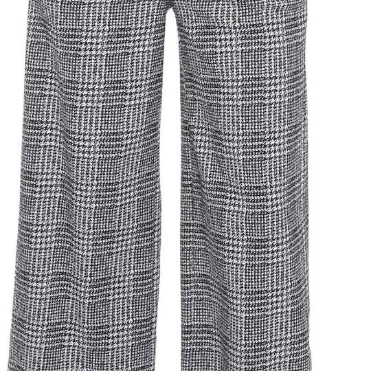 Cropped Wide Leg Knit Pant