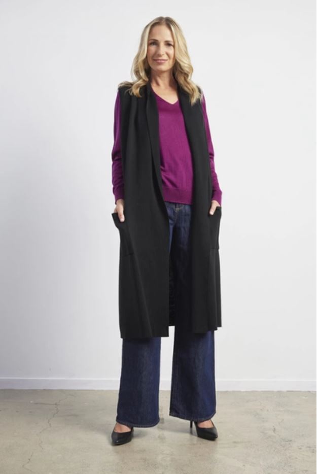 LONG GILET VEST