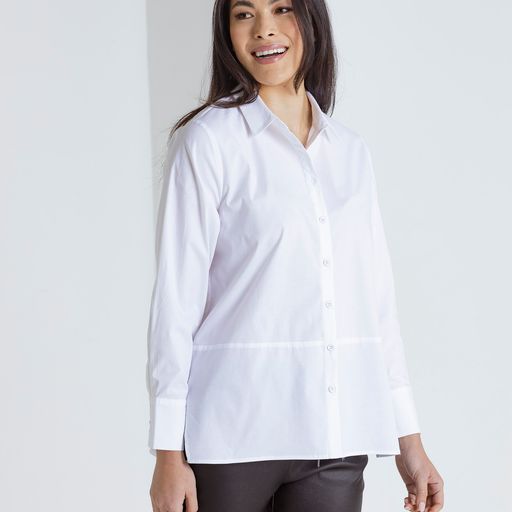 L/S BUT THR SHIRT