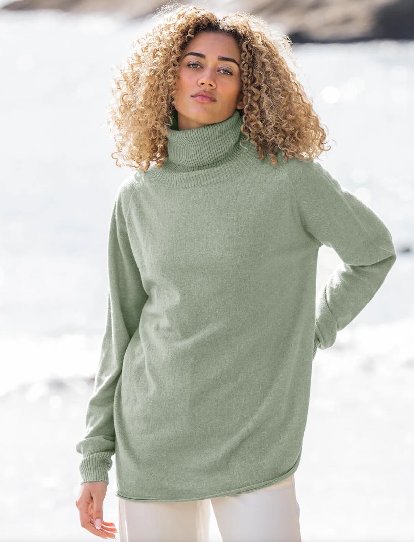 Slouch Roll Neck Jumper