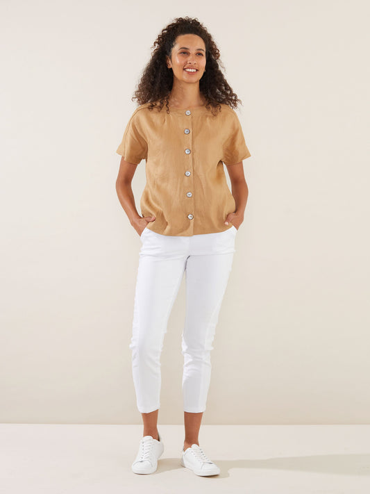 Seamed Button Jacket
