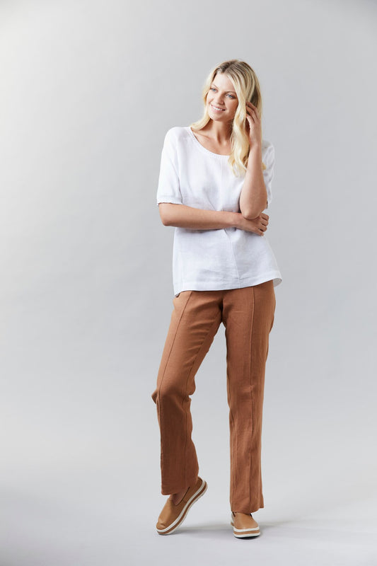 WASHED LINEN PANT
