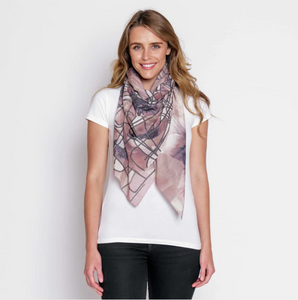 METTLE silk-cotton scarf