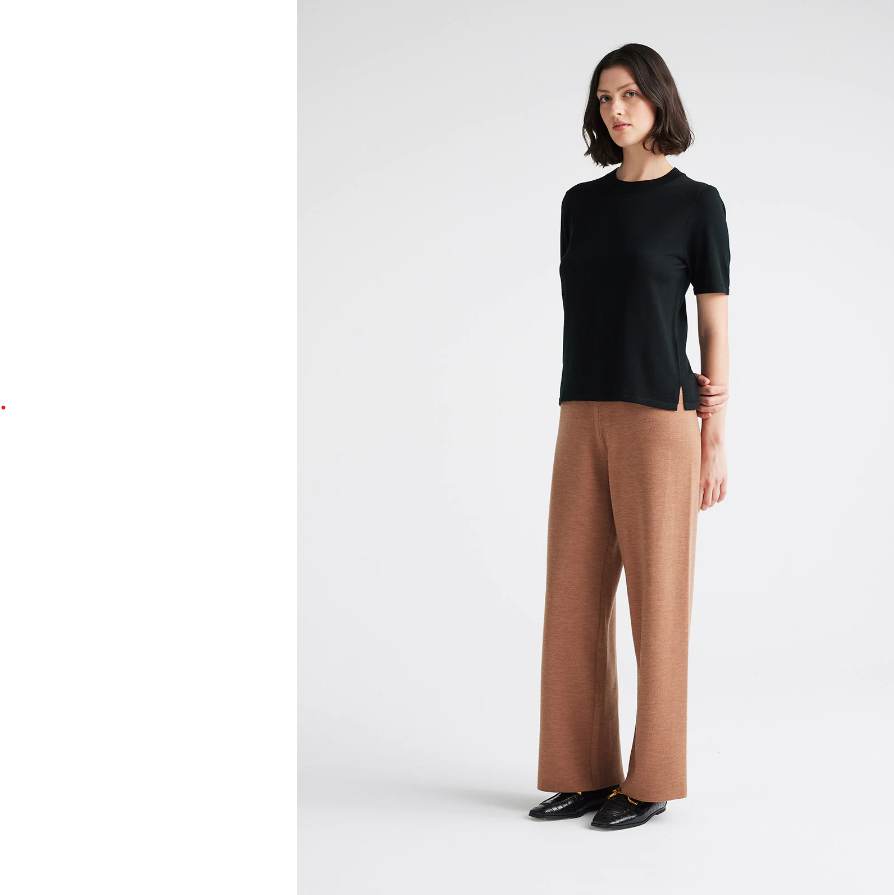 Fine Split Hem Top