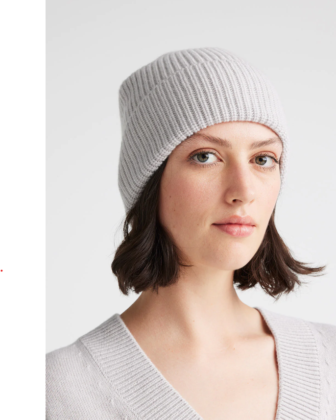 RIB KNIT BEANIE