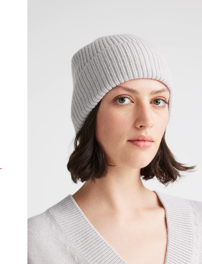 RIB KNIT BEANIE