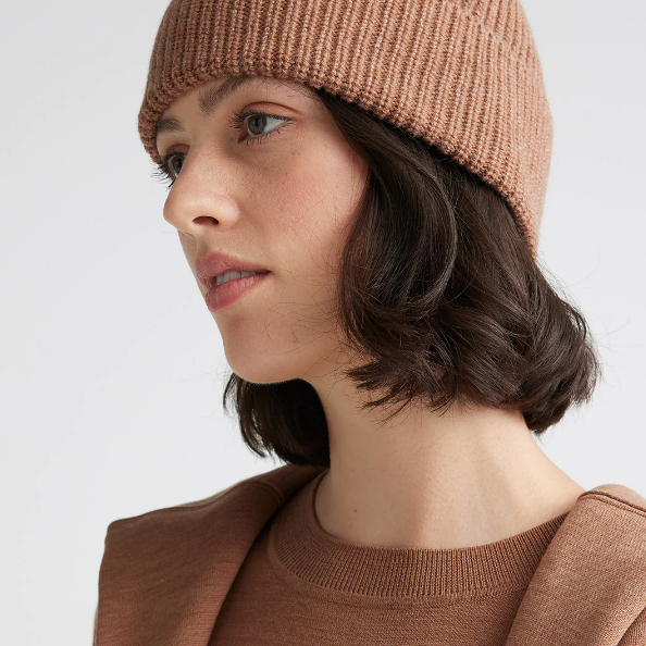 RIB KNIT BEANIE