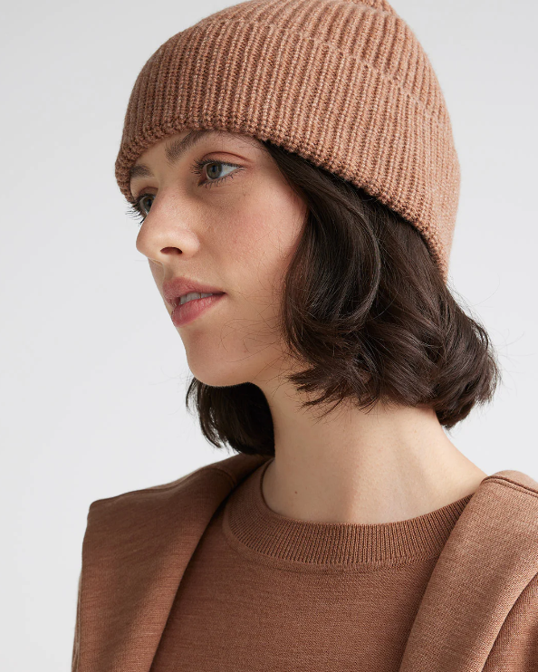 RIB KNIT BEANIE