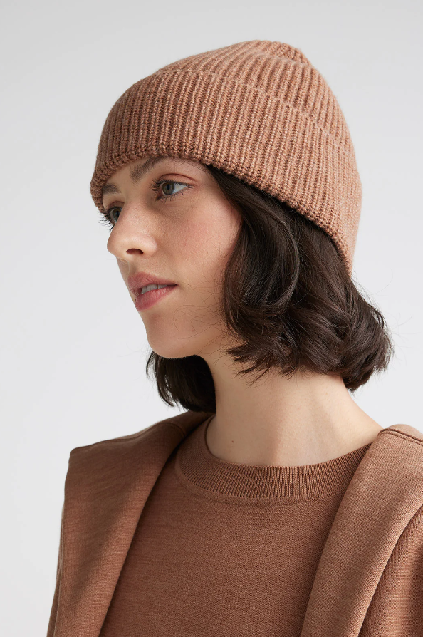 RIB KNIT BEANIE