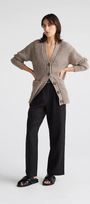 Oversized Rib Cardigan