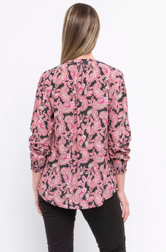 Rose Paisley Top
