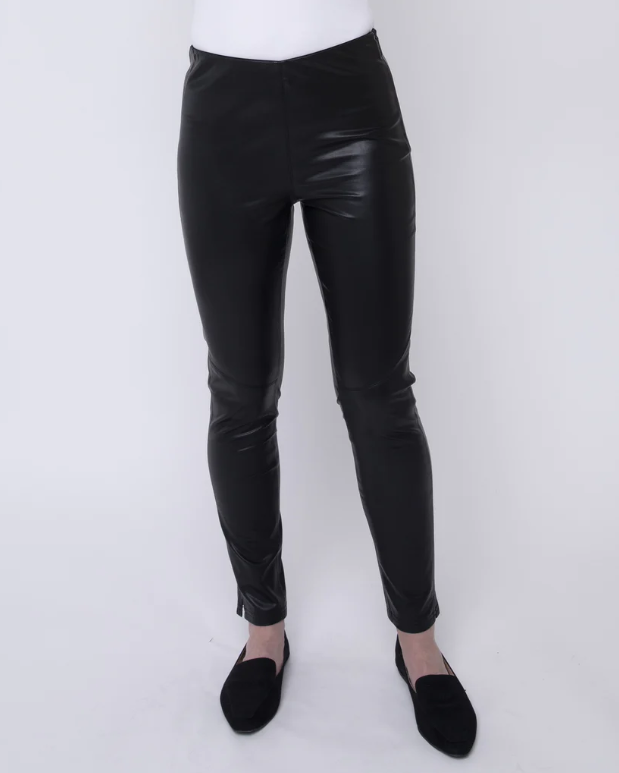 Faux Leather Legging