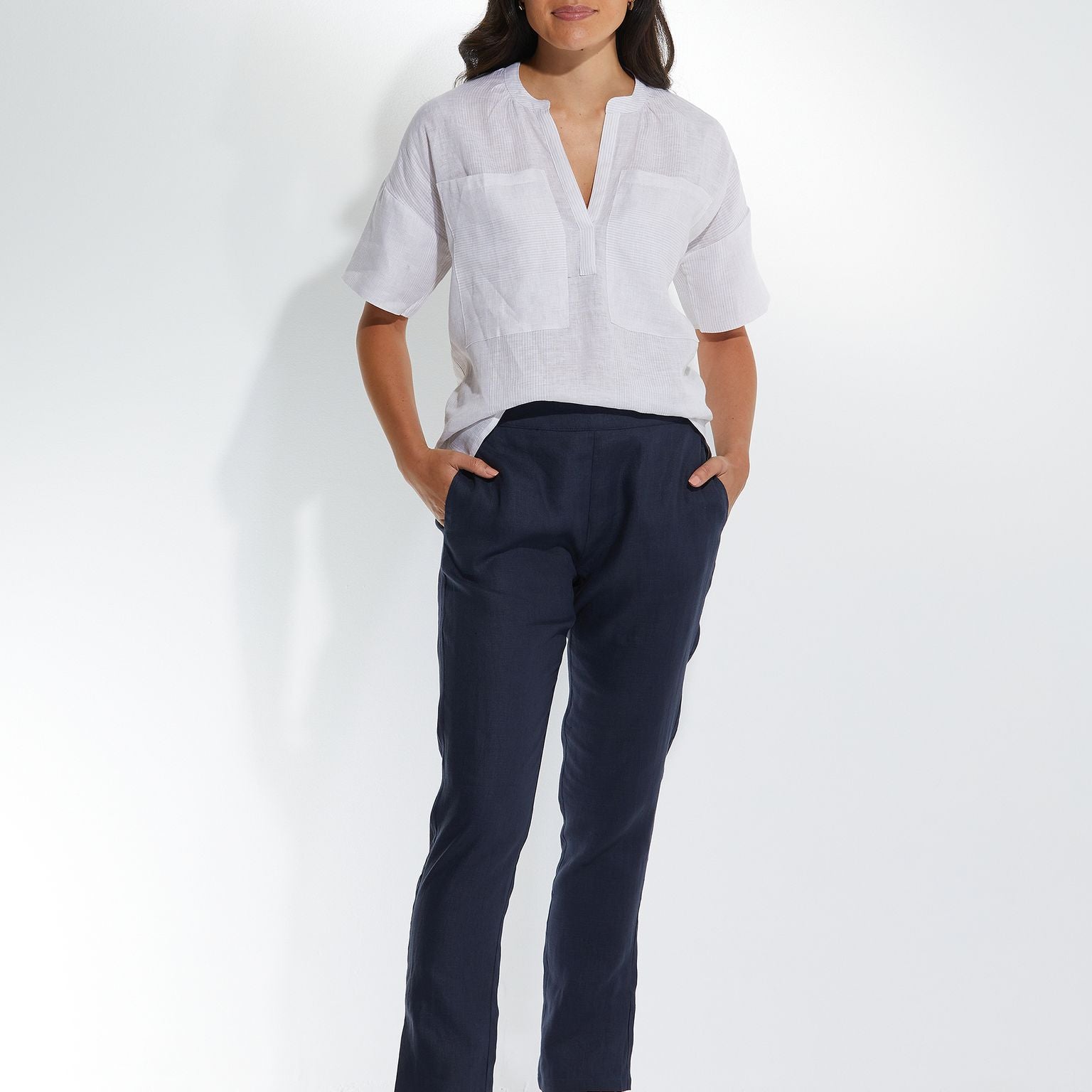 FULL LENGTH LINEN PANT