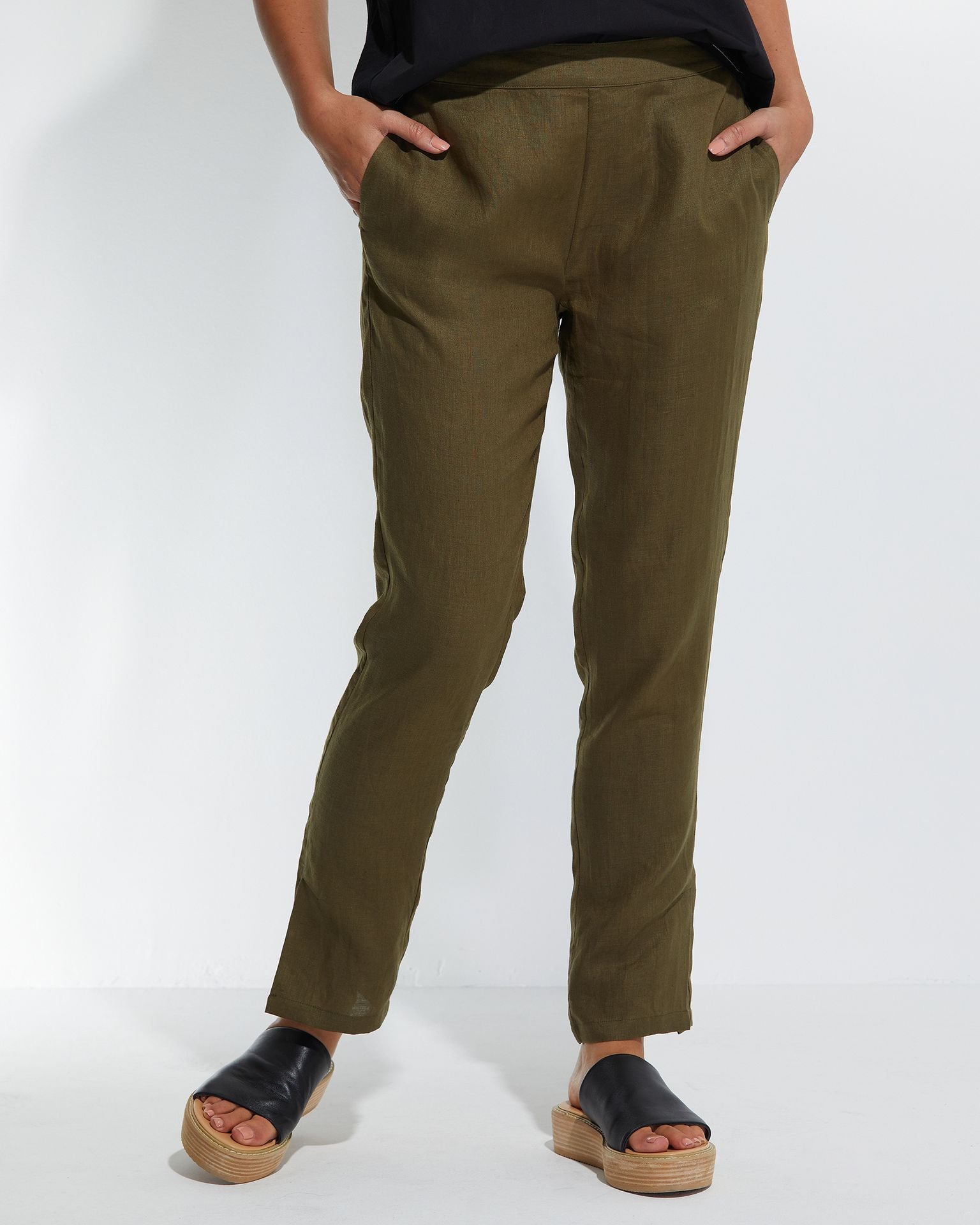 FULL LENGTH LINEN PANT
