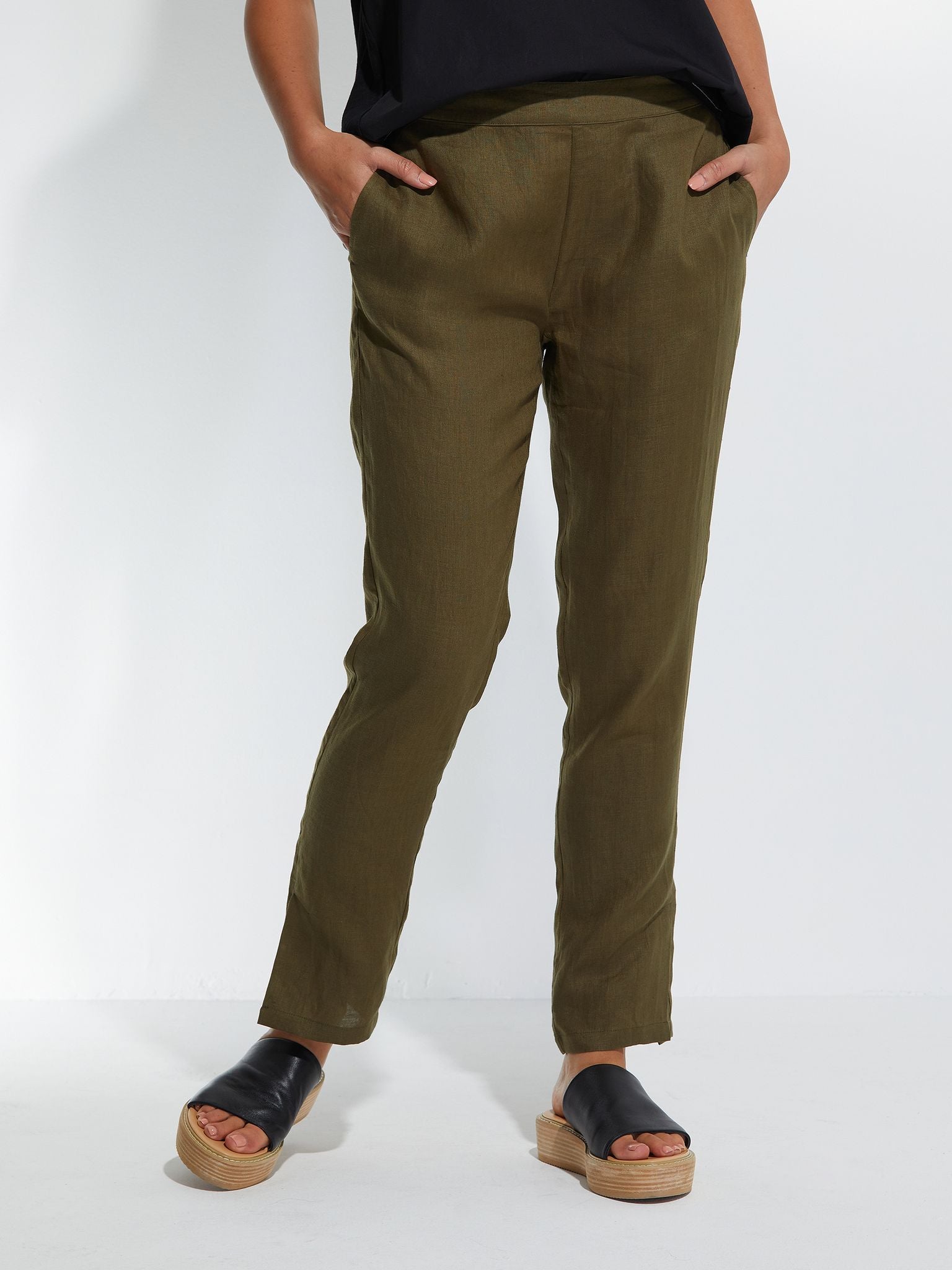 FULL LENGTH LINEN PANT