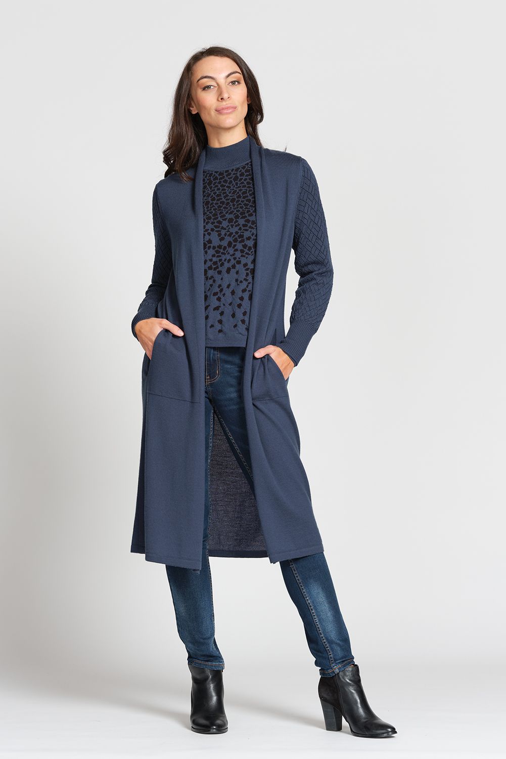 Lace Sleeve Duster